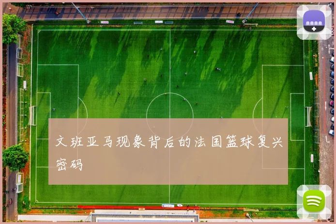 文班亚马现象背后的法国篮球复兴密码